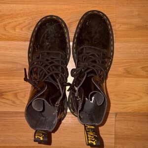 Dr Martens platform combat boots the Jadon-style